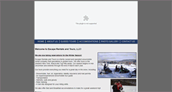 Desktop Screenshot of escaperentalstours.com